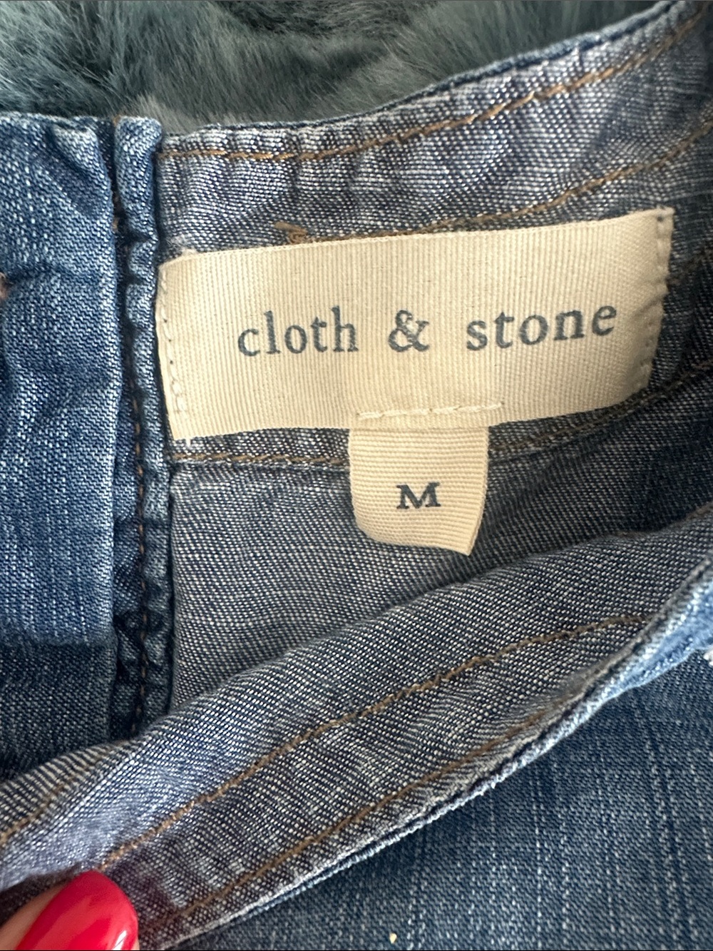 Cloth & Stone Lightweight Denim Top - Picture 5 of 8